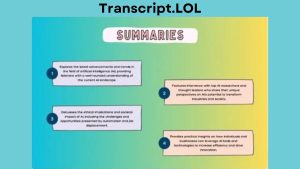 Transcript.LOL Review